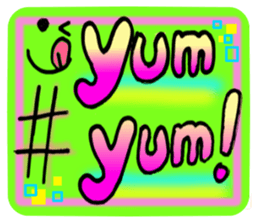 hashtag & smiley sticker #14269525