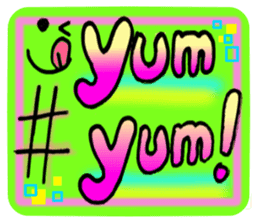 hashtag & smiley sticker #14269525