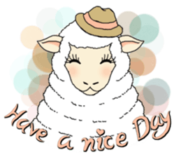 Encouragement wording with animal faces sticker #14270074