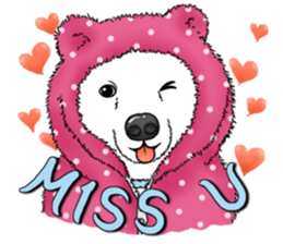 Encouragement wording with animal faces sticker #14270098