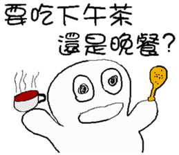 What food you want or buy ? sticker #14270393