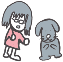 Dogs and sorcerers and me? sticker #14270695