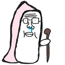 Dogs and sorcerers and me? sticker #14270703