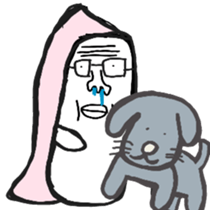 Dogs and sorcerers and me? sticker #14270704