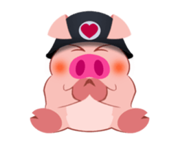 Cute Piggy Commando 2 (animated) sticker #14270857