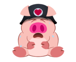 Cute Piggy Commando 2 (animated) sticker #14270862