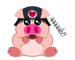 Cute Piggy Commando 2 (animated) sticker #14270864