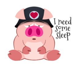 Cute Piggy Commando 2 (animated) sticker #14270865