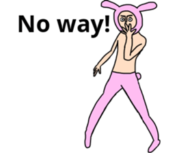 Imitation rabbit sticker #14270930