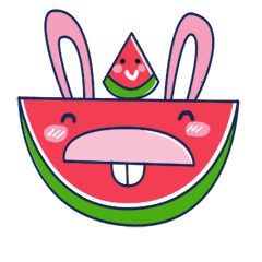 Yellow Shirt with Watermelon Head