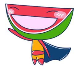 Yellow Shirt with Watermelon Head sticker #14271403