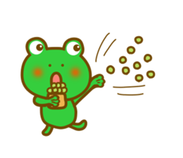 Spring frog sticker #14272000