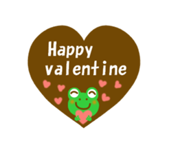 Spring frog sticker #14272004