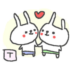 T cute Rabbit stickers! sticker #14272317