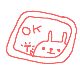 T cute Rabbit stickers! sticker #14272322