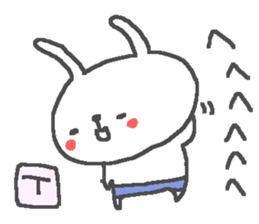 T cute Rabbit stickers! sticker #14272325