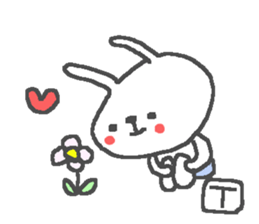 T cute Rabbit stickers! sticker #14272329