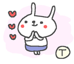 T cute Rabbit stickers! sticker #14272335