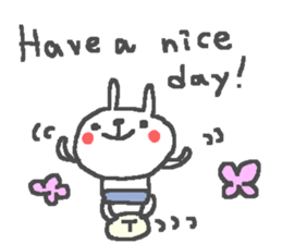 T cute Rabbit stickers! sticker #14272341