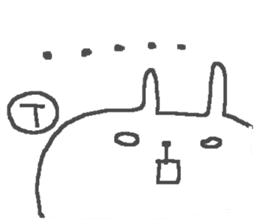 T cute Rabbit stickers! sticker #14272345