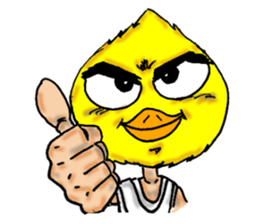 Wrestling wrestler bird mask part 2 sticker #14272784