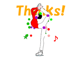 Men's figure skating animation sticker. sticker #14272766