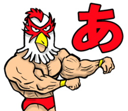 Mask wrestler of the bird sticker #14272830