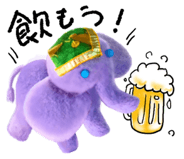 Fluffy companion(winter) sticker #14272966