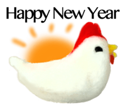 Fluffy companion(winter) sticker #14272980