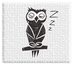 owl's happy life sticker #14273519