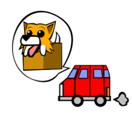 It is our dog. sticker #14274230