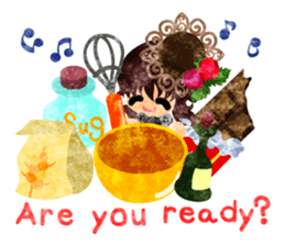 Pretty little people -Chocolate Sweets- sticker #14274278