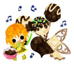 Pretty little people -Chocolate Sweets- sticker #14274281