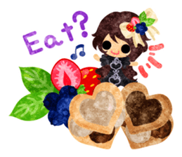 Pretty little people -Chocolate Sweets- sticker #14274286