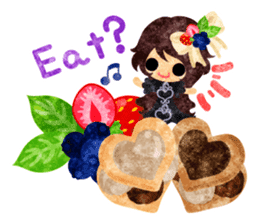 Pretty little people -Chocolate Sweets- sticker #14274286