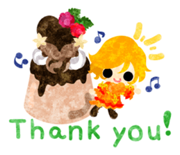 Pretty little people -Chocolate Sweets- sticker #14274289