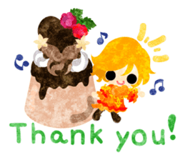Pretty little people -Chocolate Sweets- sticker #14274289