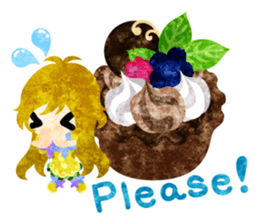 Pretty little people -Chocolate Sweets- sticker #14274290