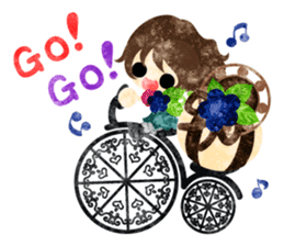 Pretty little people -Chocolate Sweets- sticker #14274292