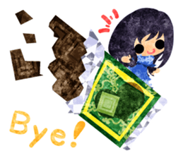 Pretty little people -Chocolate Sweets- sticker #14274293