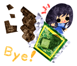 Pretty little people -Chocolate Sweets- sticker #14274293