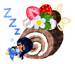 Pretty little people -Chocolate Sweets- sticker #14274294