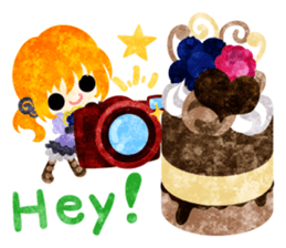 Pretty little people -Chocolate Sweets- sticker #14274295