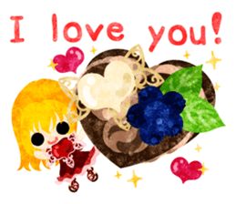 Pretty little people -Chocolate Sweets- sticker #14274297