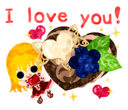 Pretty little people -Chocolate Sweets- sticker #14274297