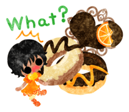 Pretty little people -Chocolate Sweets- sticker #14274298