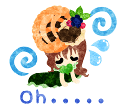 Pretty little people -Chocolate Sweets- sticker #14274300
