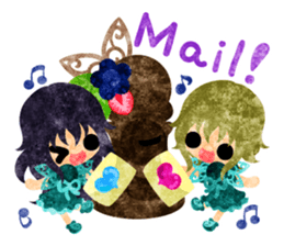 Pretty little people -Chocolate Sweets- sticker #14274301