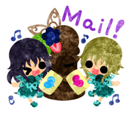 Pretty little people -Chocolate Sweets- sticker #14274301