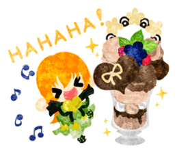 Pretty little people -Chocolate Sweets- sticker #14274308